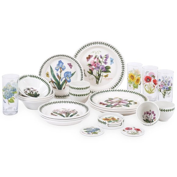 NEW set!!! Portmeirion Botanic Garden 25-Pc. Dinnerware Set, Service for 4 - Picture 1 of 1